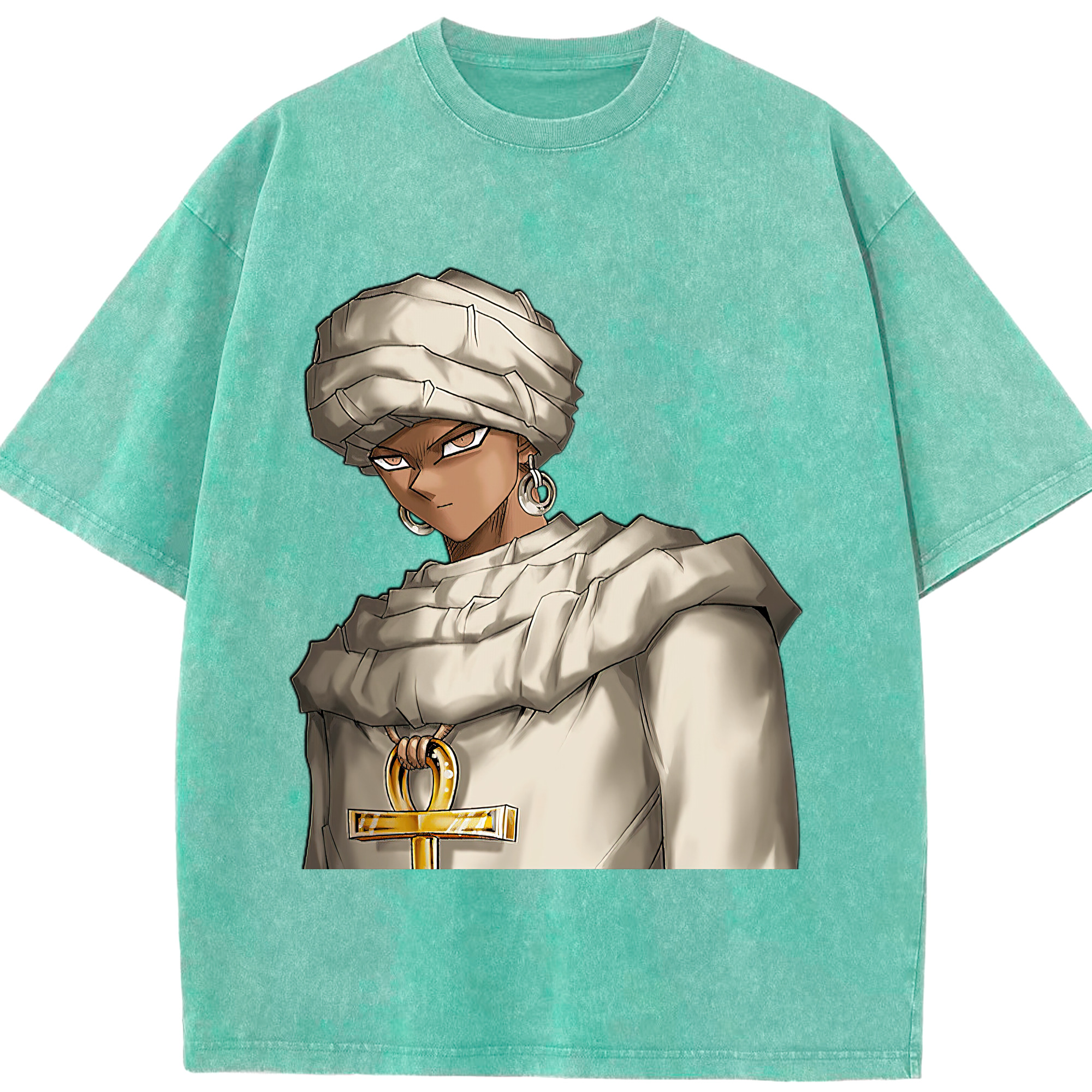 （画像用） 遊☆戯☆王 Yu-Gi-Oh! 綿100% ヴィンテージ風 半袖Tシャツ（フロントプリント）